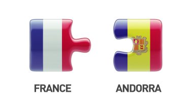 Fransa Andorra Puzzle kavramı