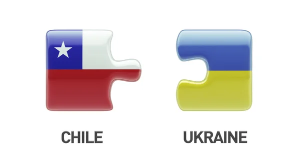 Oekraïne Chili puzzel Concept — Stockfoto