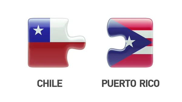 Puerto Rico Chili Puzzle-Konzept — Stockfoto