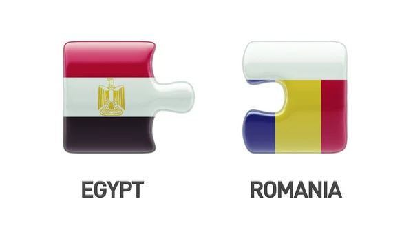 루마니아 이집트 퍼즐 개념 — 스톡 사진