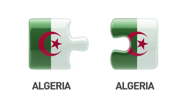 Algeria concetto di puzzle — Foto Stock