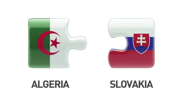 Slovakia Algeria  Puzzle Concept — Stock Photo, Image