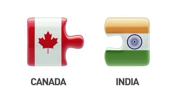Канада Индия. — стоковое фото
