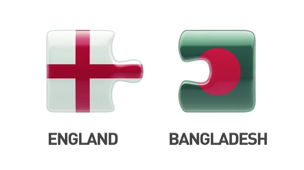 Bangladesh Engeland puzzel Concept — Stockfoto