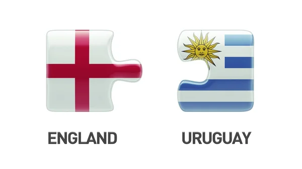 Uruguay Anglie logická koncepce — Stock fotografie