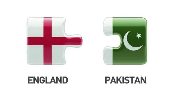 Pakistan Anglii logiczne pojęcia — Zdjęcie stockowe