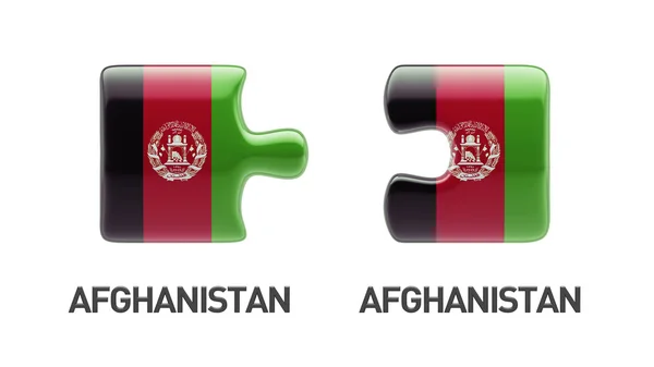 Afghanistan puzzel Concept — Stockfoto