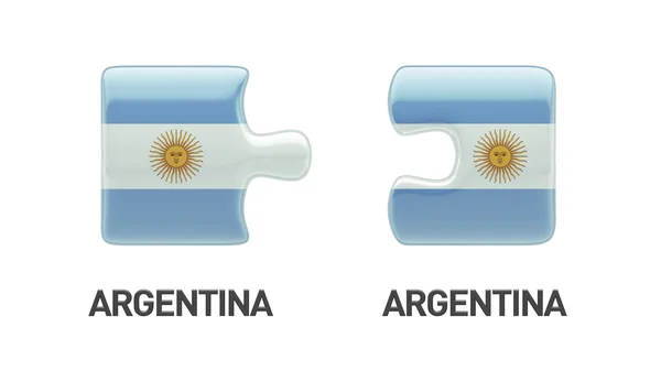 Argentina Concetto Puzzle — Foto Stock