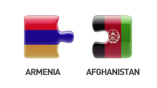 Afghanistan-Armeniapuzzle-Konzept — Stockfoto