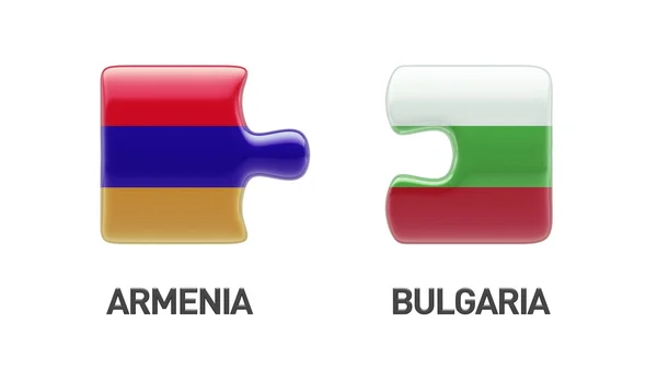 Bulgaria Armenia  Puzzle Concept — Stock Photo, Image