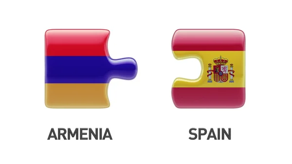 スペインのアルメニアのパズルのコンセプト — ストック写真