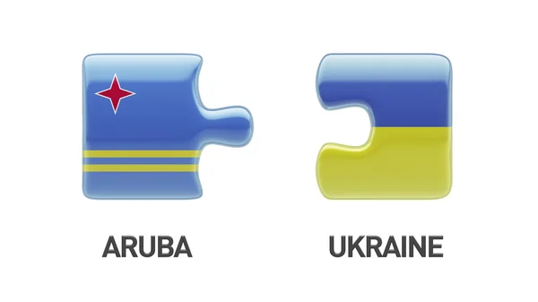 ウクライナ アルバ パズル コンセプト — ストック写真