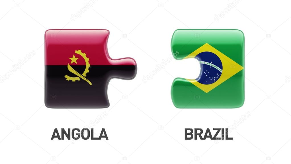 Brazil Angola  Puzzle Concept