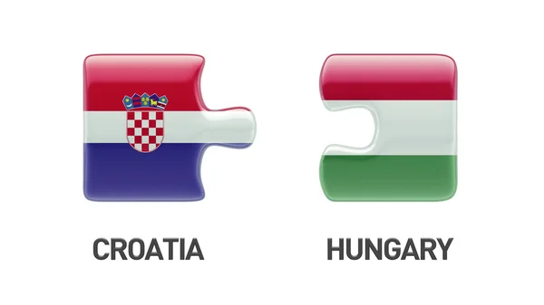 Koncepcja logiczne Chorwacja — Zdjęcie stockowe