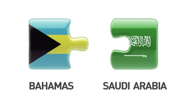 Saudi Arabia Bahamas — Stock Photo, Image