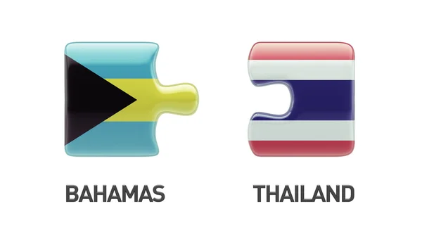 Tailândia Bahamas Puzzle Concept — Fotografia de Stock