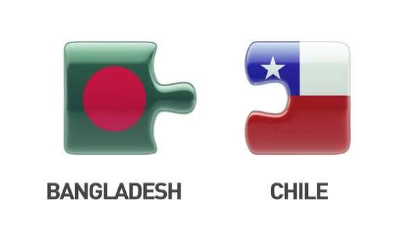 Bangladesh Chili puzzel Concept — Stockfoto