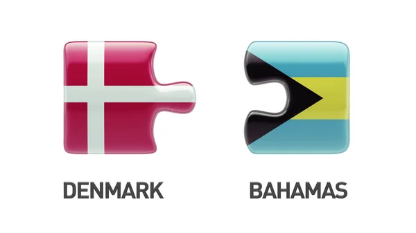 Дания Bahamas Puzzle Concept — стоковое фото