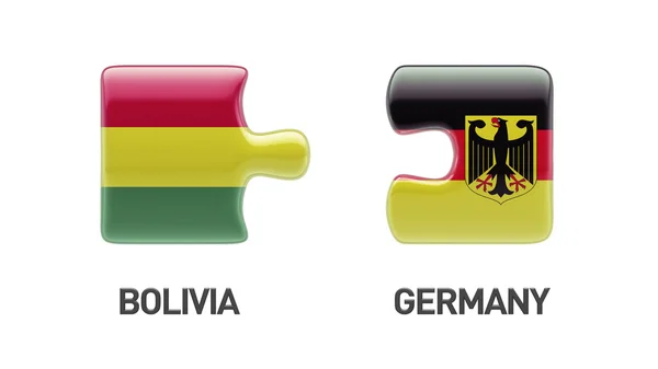 Bolivia Germany  Puzzle Concept — Stock Photo, Image