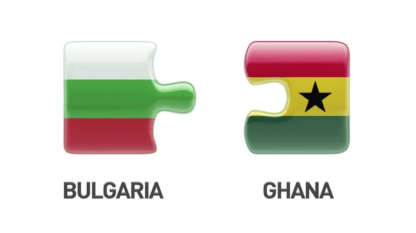 Bulgarien Ghana pussel koncept — Stockfoto