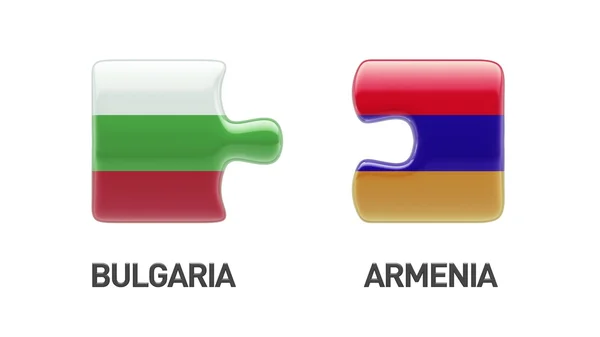 Bulgaria Armenia  Puzzle Concept — Stock Photo, Image