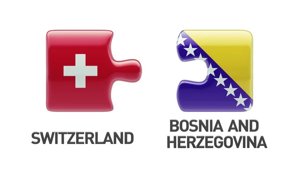 Schweiz Bosnien und Herzegowina — Stockfoto