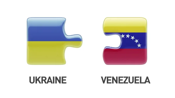 Venezuela Ukrajna nehézség koncepció — Stock Fotó