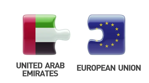 Европейский союз Объединенные Арабские Эмираты — стоковое фото