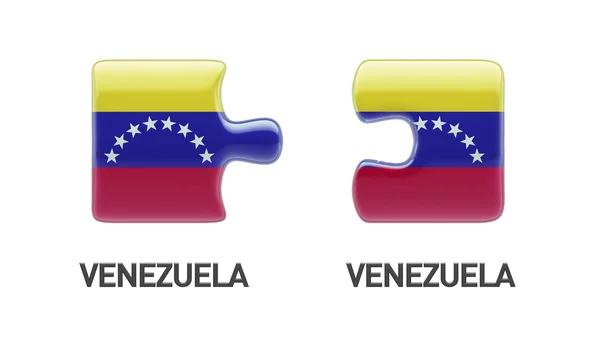 ベネズエラ パズル コンセプト — ストック写真