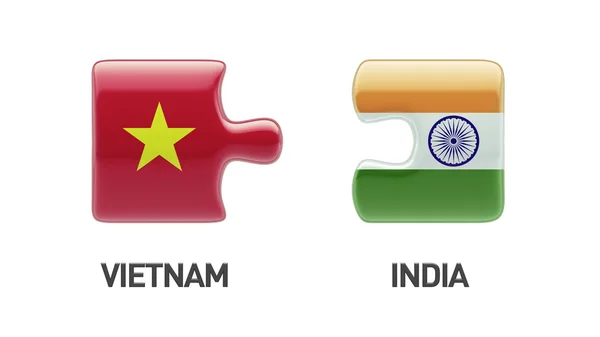 ベトナム インド パズル コンセプト — ストック写真