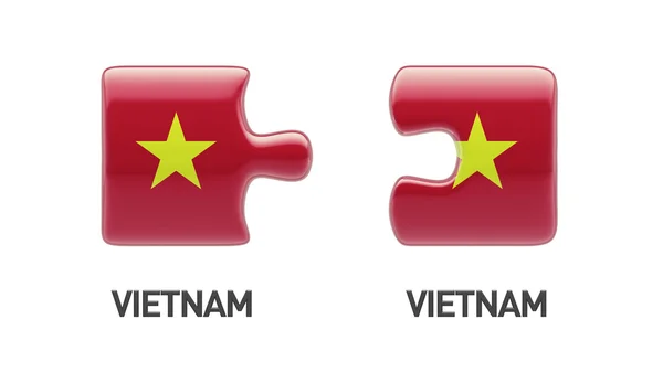 Vietnam Puzzle Concepto —  Fotos de Stock