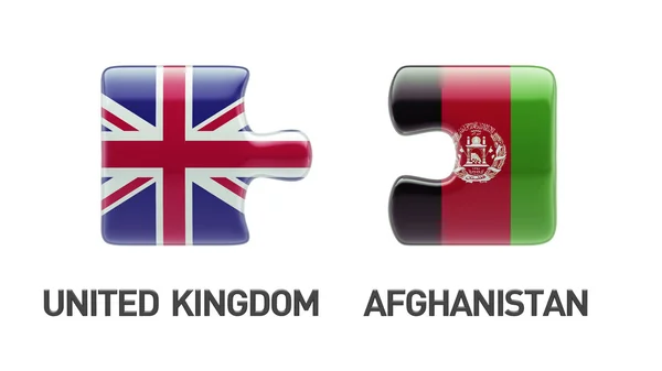 Afghanistans Puzzle-Konzept — Stockfoto