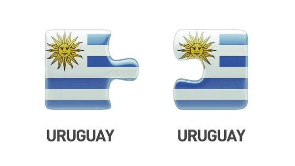 Uruguay bulmaca kavramı — Stok fotoğraf