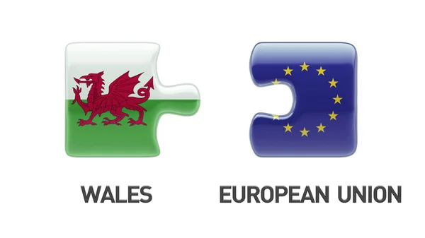 Уэльс в Евросоюзе — стоковое фото