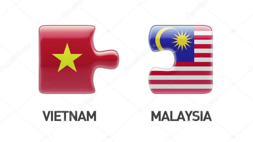 Vietnam Malaysia  Puzzle Concept