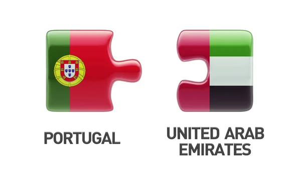 Португалия Объединенные Арабские Эмираты — стоковое фото