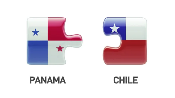 Panama Chili puzzel Concept — Stockfoto