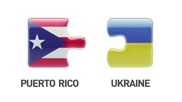 Puerto Rico Ukrajna nehézség koncepció — Stock Fotó