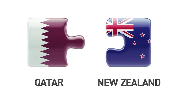 Κατάρ έννοια παζλ Νέα Ζηλανδία — Φωτογραφία Αρχείου