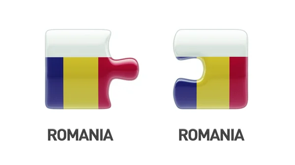 Rumäniens Puzzle-Konzept — Stockfoto