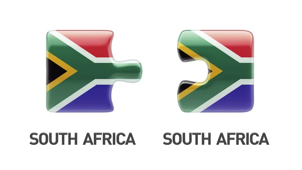 South Africa  Puzzle Concept — Stock Photo, Image