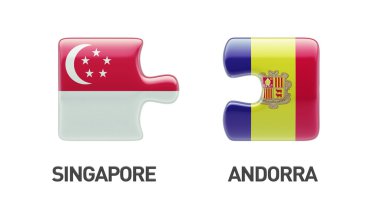 Singapur Andorra Puzzle kavramı