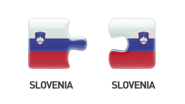 Slovenia Concetto Puzzle — Foto Stock