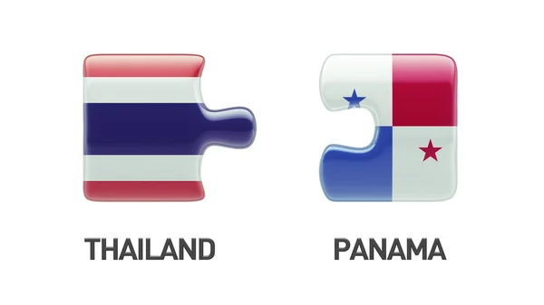 タイ パナマ パズル コンセプト — ストック写真