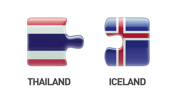 Tailandia Islandia Puzzle Concepto — Foto de Stock
