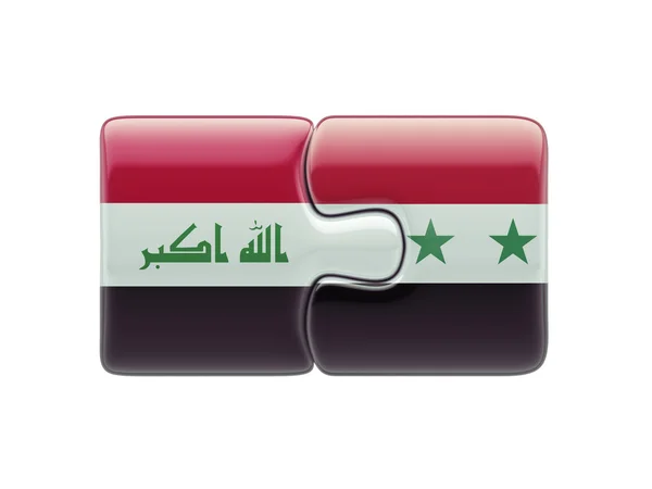 Syria Iraq  Puzzle Concept — Stock Photo, Image