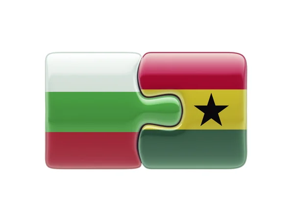 Bulgaria Ghana  Puzzle Concept — Stock Photo, Image