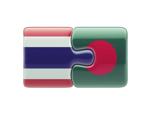 태국 방글라데시 퍼즐 개념 — 스톡 사진