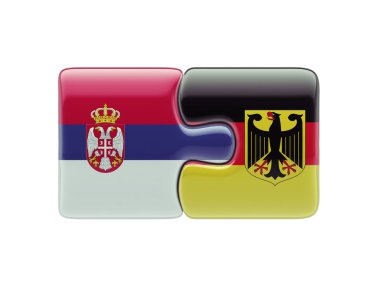 Sırbistan Almanya bulmaca kavramı