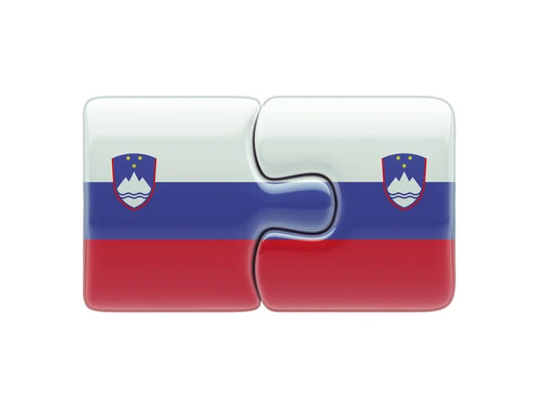 Slovenia  Puzzle Concept — Stock Photo, Image
